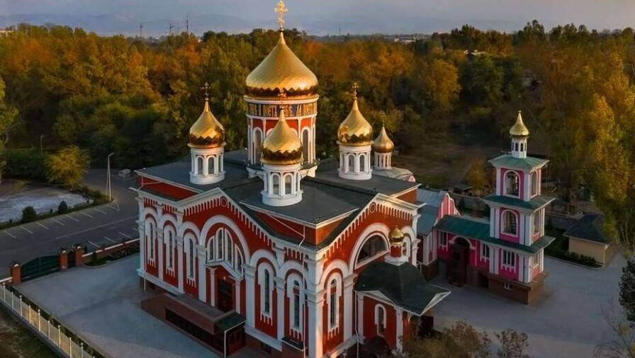 Алматыдағы Александр Невский ғибадатханасы. Фото: Православ жаңалықтары агенттігі