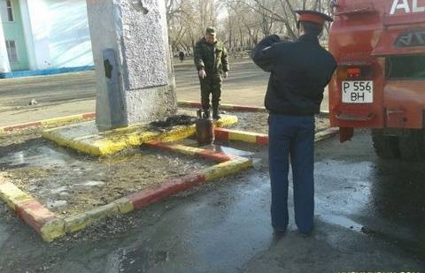 Взорвать памятник Ленину пытались в Костанайской области