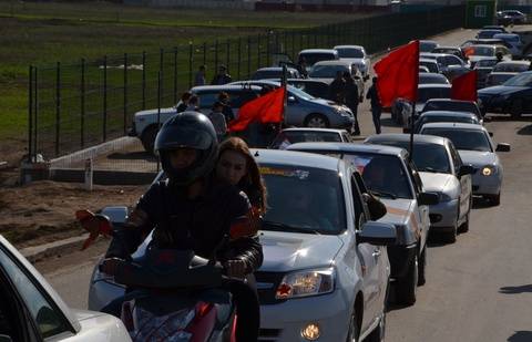 В Уральске провели запрещенный властями автопробег