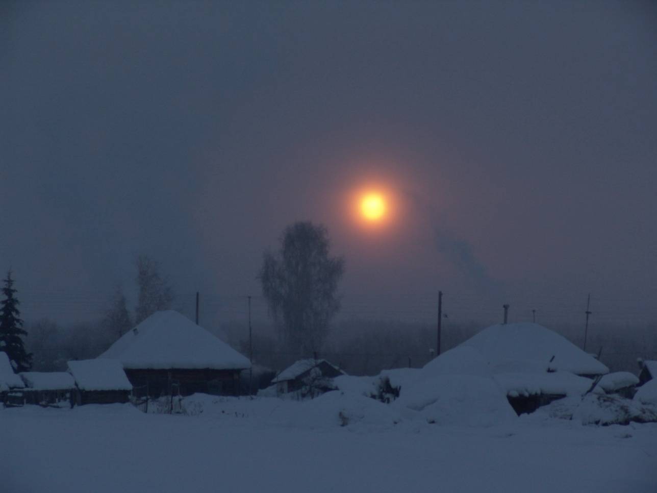 Мороз в Казахстане