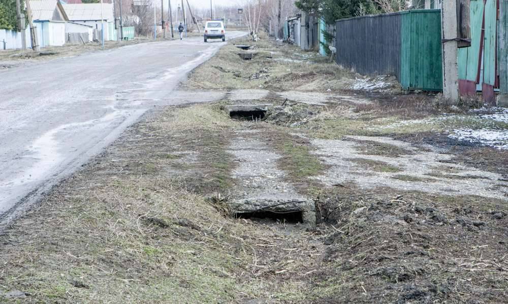 Село Прогресс после паводка