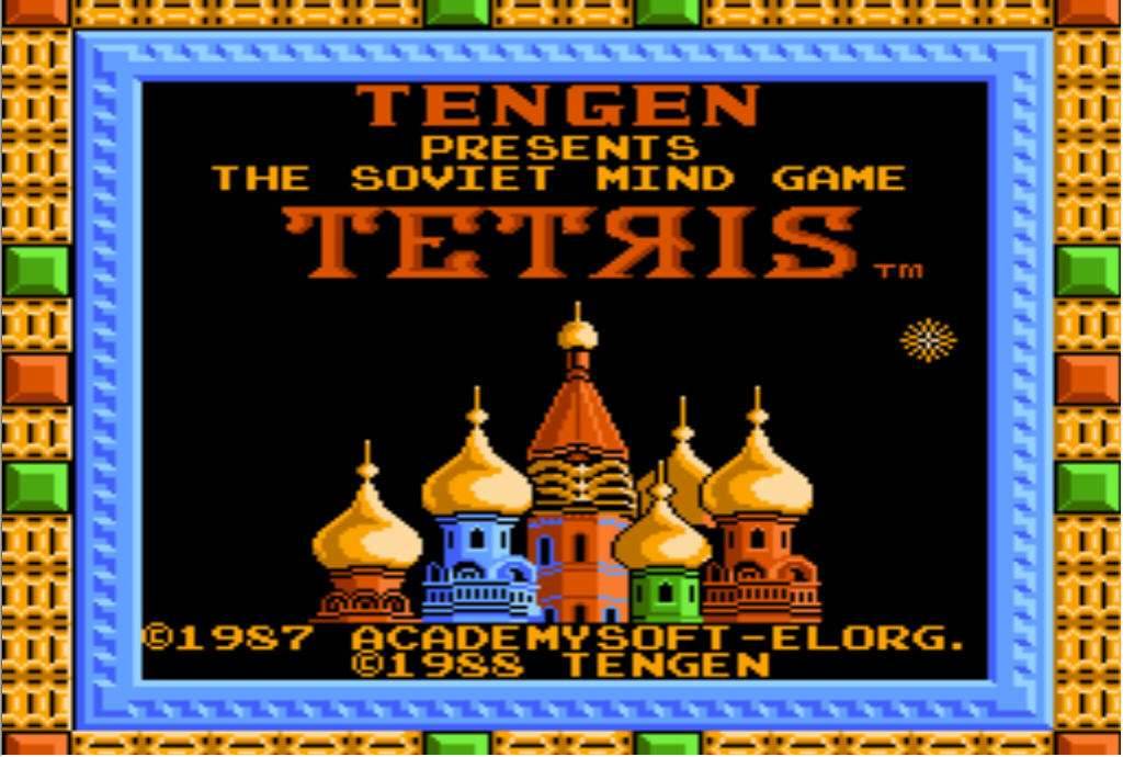 Выпущенный без лицензии TETЯIS от Tengen, подразделения Atari Games