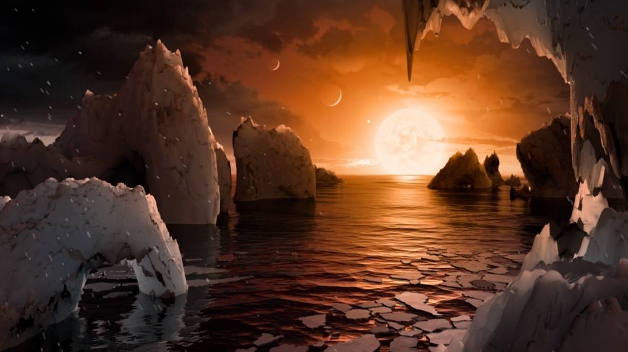 Учёные воссоздали возможную поверхность TRAPPIST-1F, одной из недавно обнаруженных планет