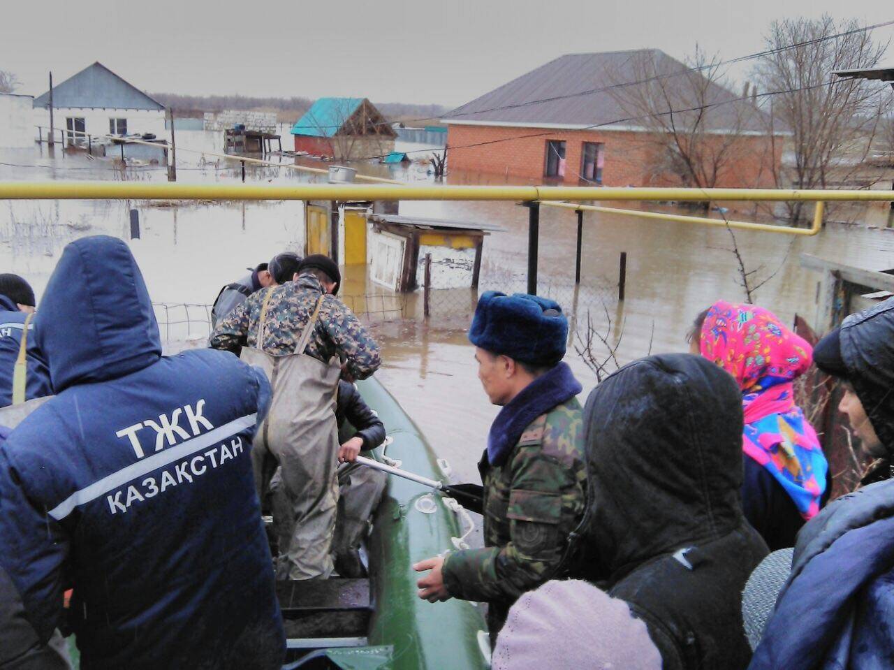 Паводок в Актобе