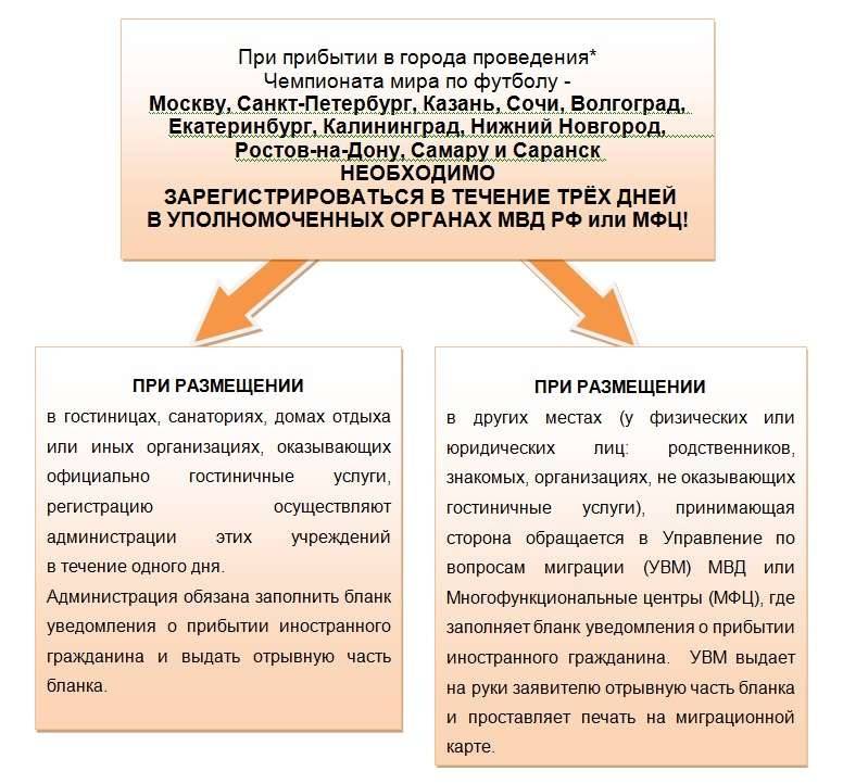 Особые правила регистрации иностранцев во время ЧМ будут действовать в РФ