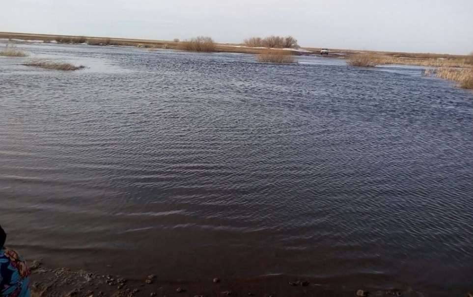 Дороги размыло в Акмолинской области