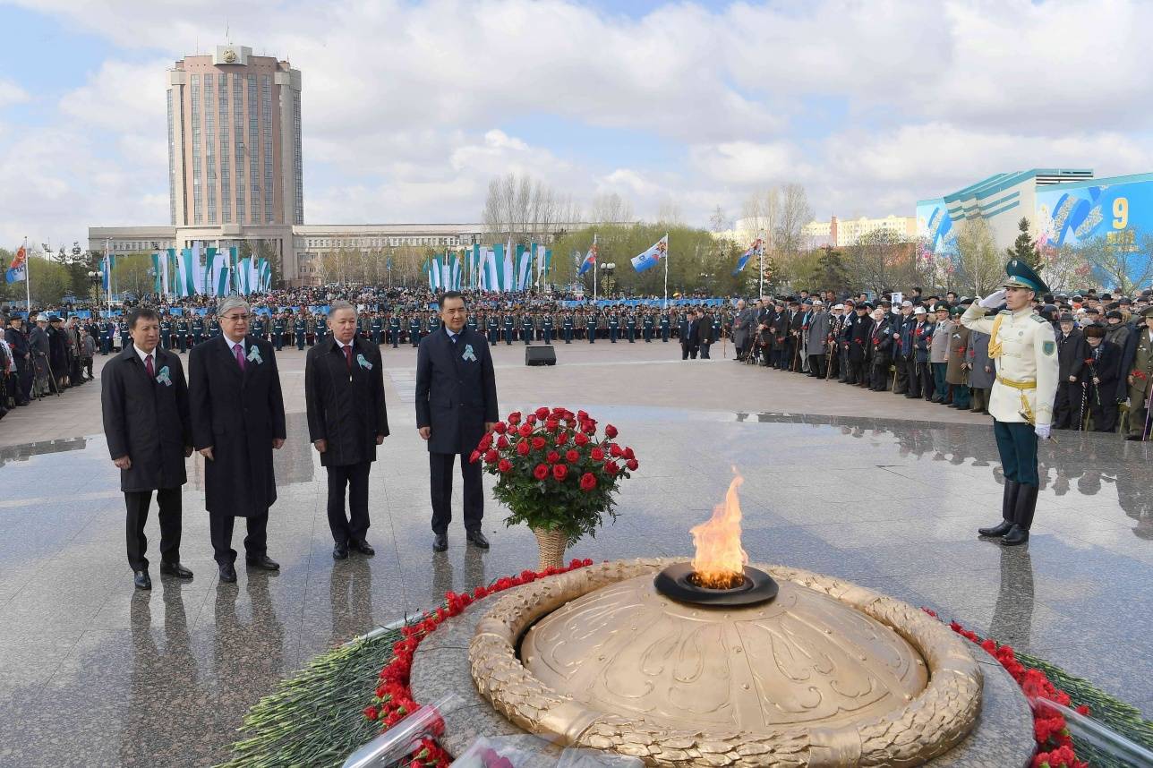 В Астане почтили память павших в годы войны