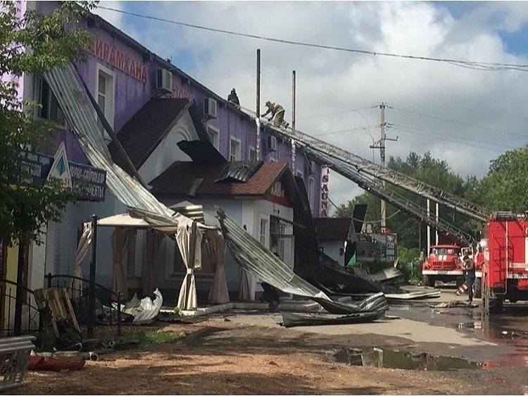 Ресторан "Хан" сгорел полностью