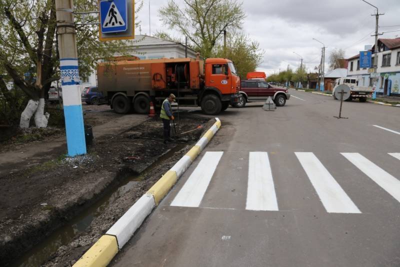 Пешеходный переход в Петропавловске