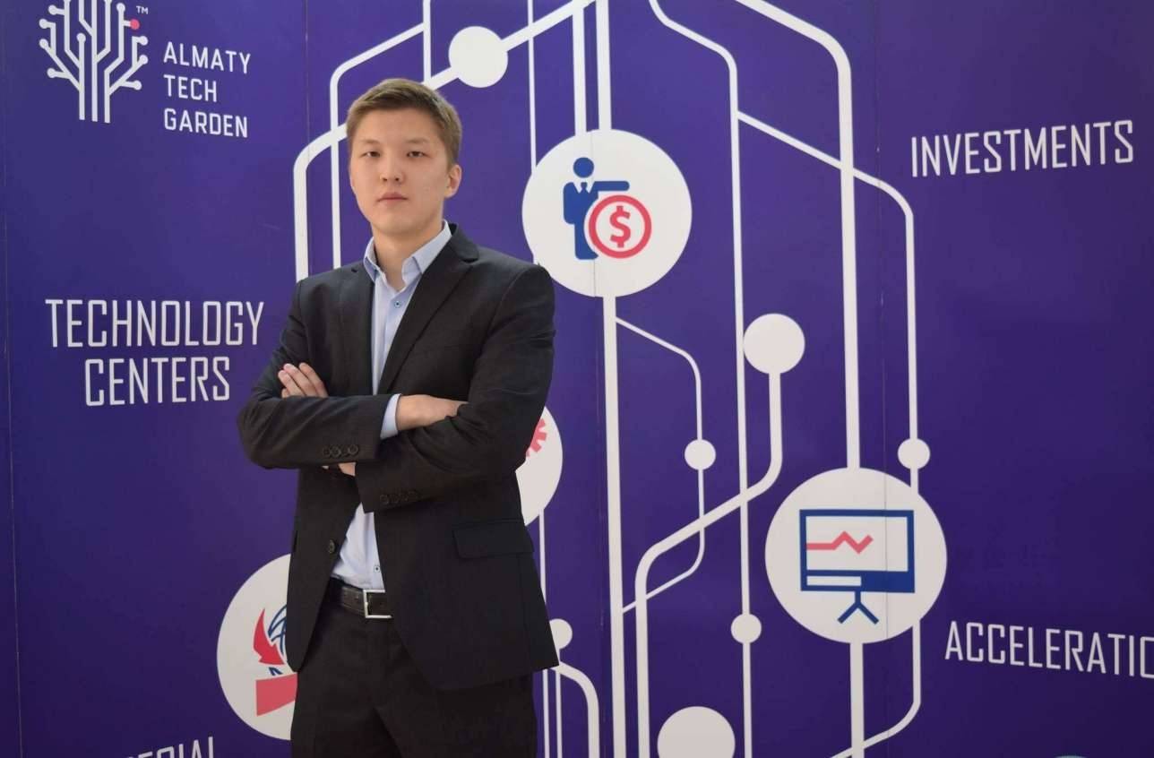 Almaty Tech Garden кластеріндегі Novus Capital стартапының жетекшісі Мұхаммед Рахметуллаев