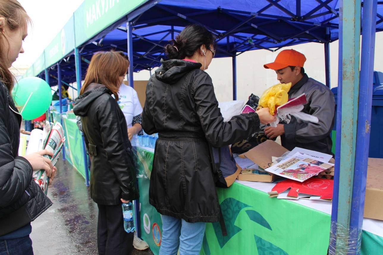 120 келі пластикалық бөтелке өткізілді