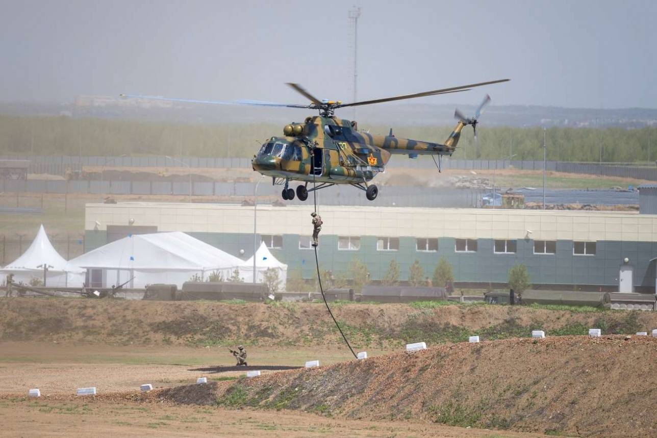 Десантирование с Ми-17