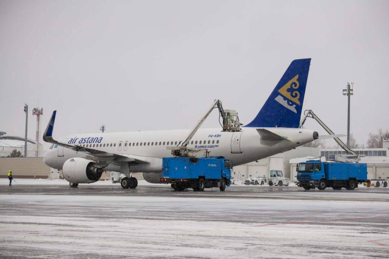 У авиакомпании Air Astana 11 противообледенительных машин