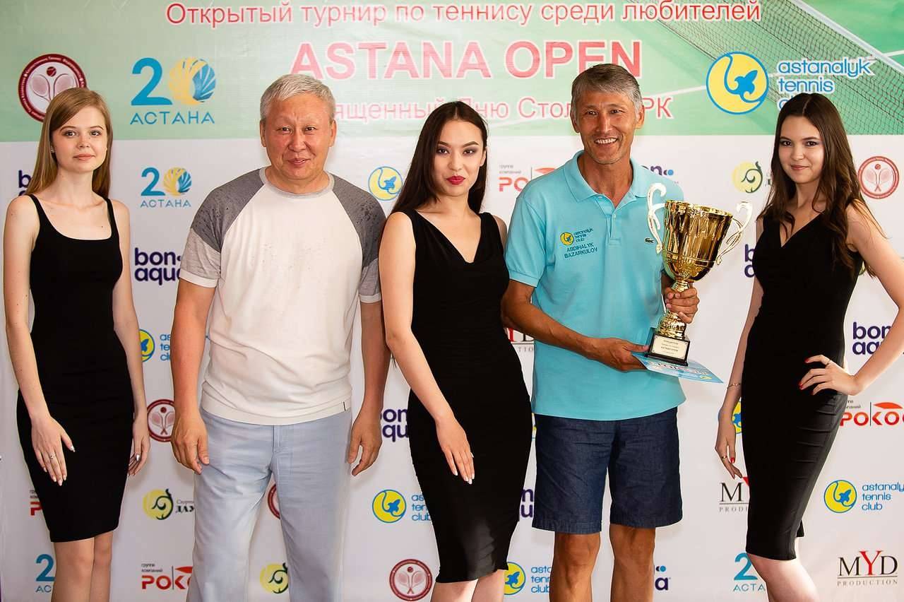 Победитель турнира в категории Masters 45+ Абдихалык Базаркулов