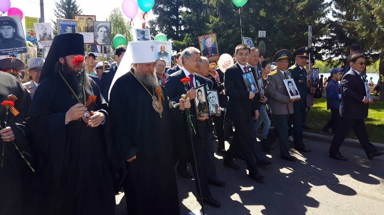 В этом году Митрополит Александр принял участие в акции, которая прошла в Усть-Каменогорске 