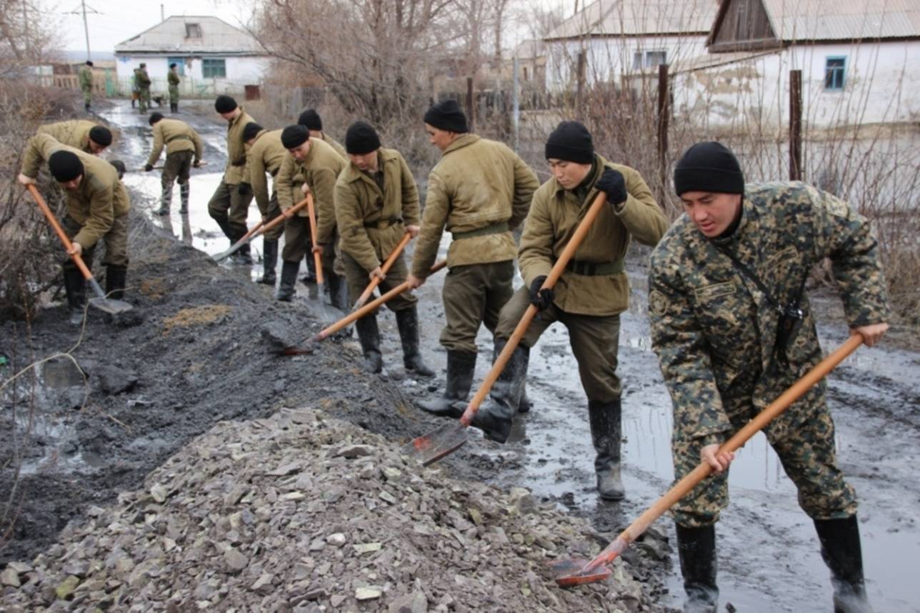 Противопаводковые мероприятия в Карагандинской области