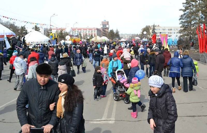 Народные гулянья в Павлодаре 