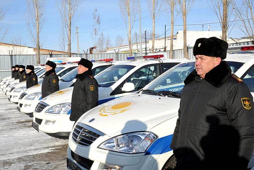 Новые автомобили поступили в Военную полицию РК