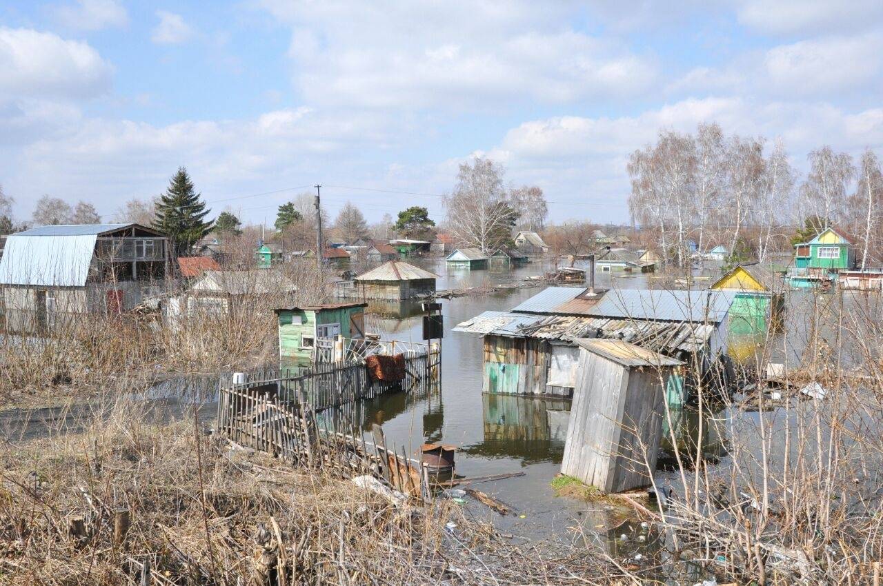 Вода дошла до огородов в СКО 