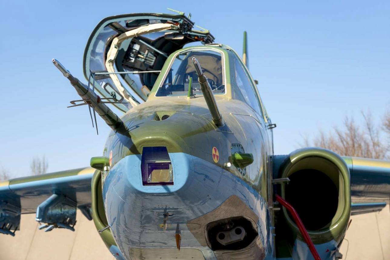 Су-25 УБМ на авиабазе в Шымкенте