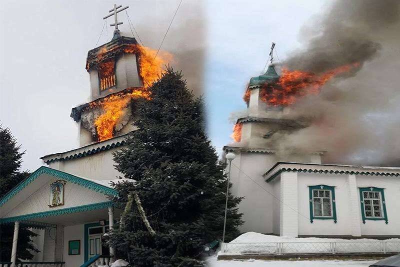 Пожар не могли потушить несколько часов