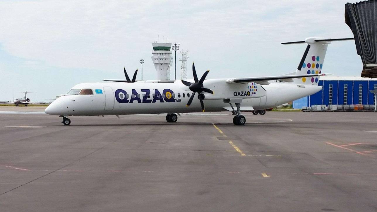 Те самые Bombardier Q400 NextGen компании Qazaq Air