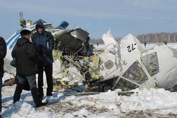 Ан-72 Пограничной службы КНБ РК, потерпевший крушение в декабре 2012 года близ Шымкента