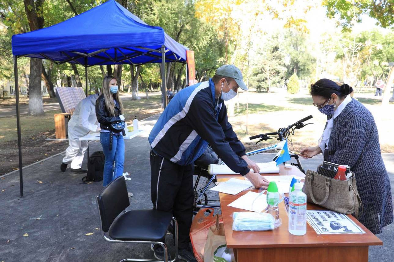 Санитарный пункт на митинге