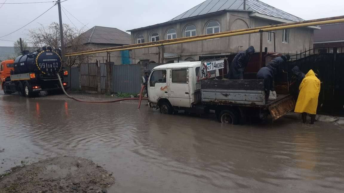 Подтопление в Алатауском районе